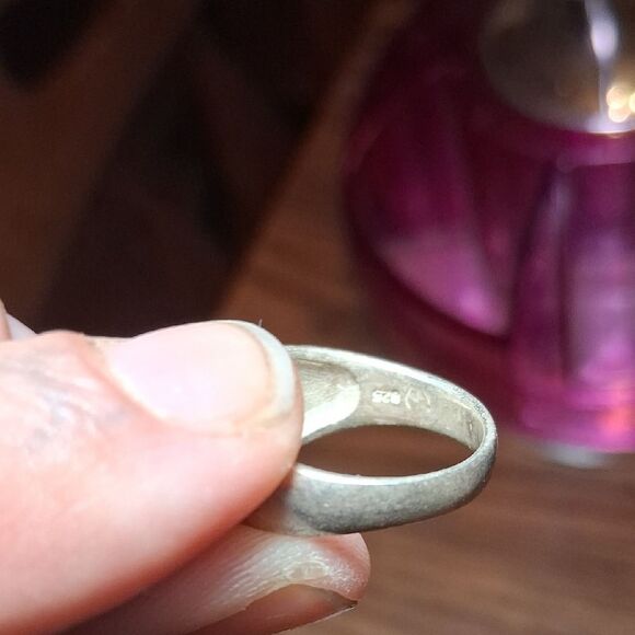 Sterling Silver Engraved "Love Me" Ring Size 6 - Picture 5 of 5